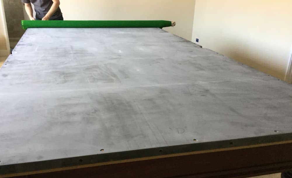 Smooth flat sheets of slate are ideal surfaces for pool tables.