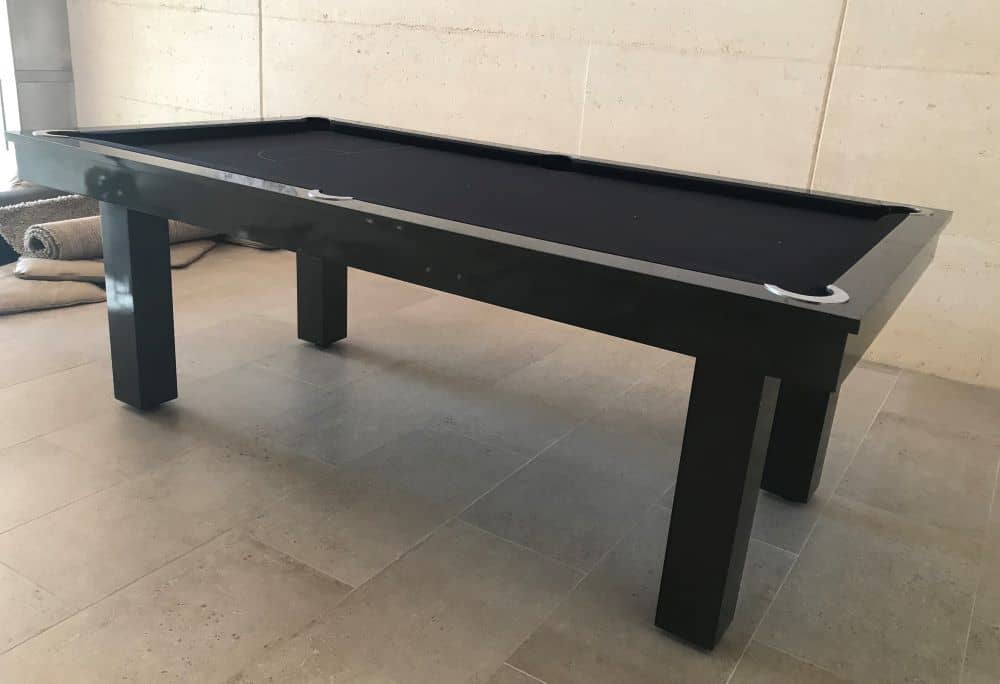 The Precision Midnight with timber dining top.
