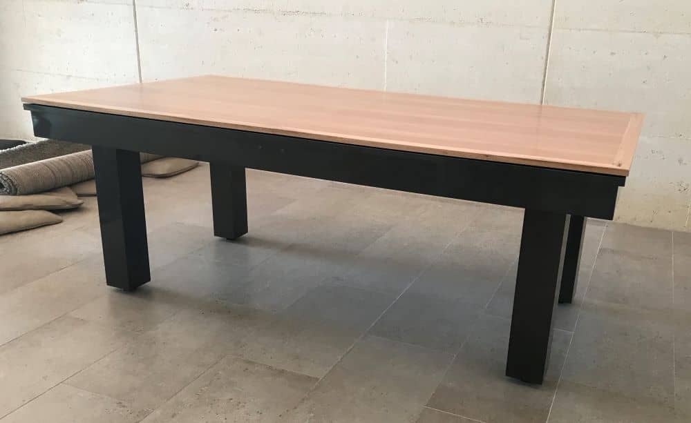 The Precision Midnight with timber dining top